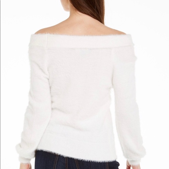 NWT Almost Famous off the shoulder eyelash sweater. - Picture 2 of 6